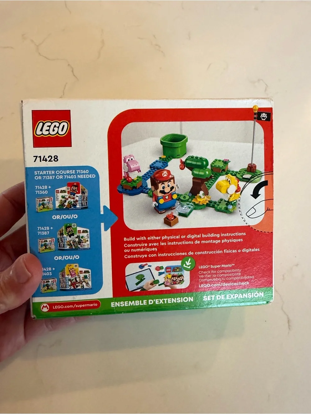 NIB LEGO Super Mario Yoshi Expansion Set - 71428 / age 6+